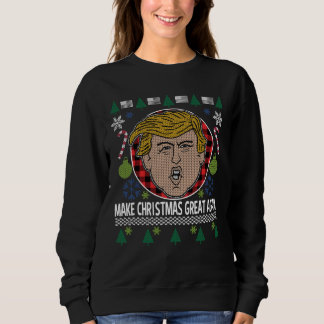 Trump Make Christmas Great Again Ugly Sweater