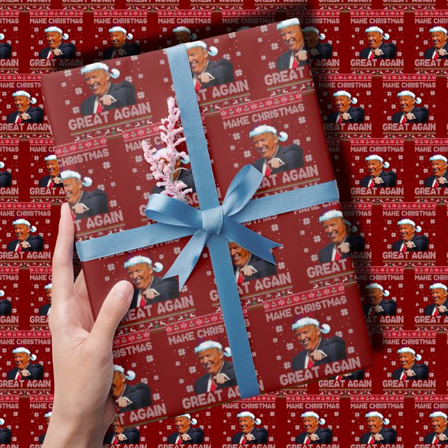 Trump Make Christmas Great Again Wrapping Paper (Creator Uploaded)