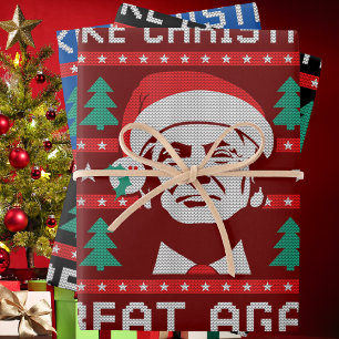 Trump Make Christmas Great Again  Wrapping Paper Sheet