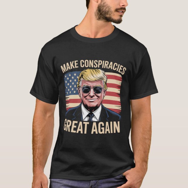 Trump Make Conspiracies Great Again 7  T-Shirt (Front)