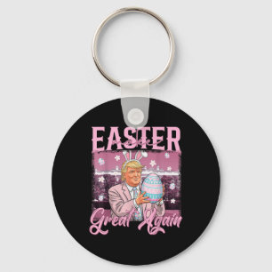 Trump Make Easter Great Again Easter Day Easter  Key Ring