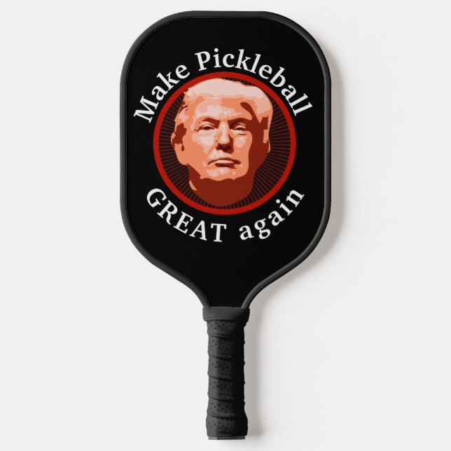 Trump Make It Great Again Pickleball Paddle (Front)