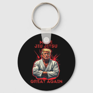 Trump Make Jiu Jitsu Great Again Humour Key Ring