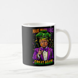 Trump Make Mardi Gras Great Again Funny Parade Coffee Mug