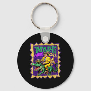 Trump Make Mardi Gras Great Again Funny Parade Cos Key Ring