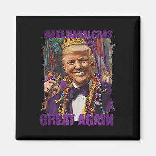Trump Make Mardi Gras Great Again Funny Parade Cos Magnet