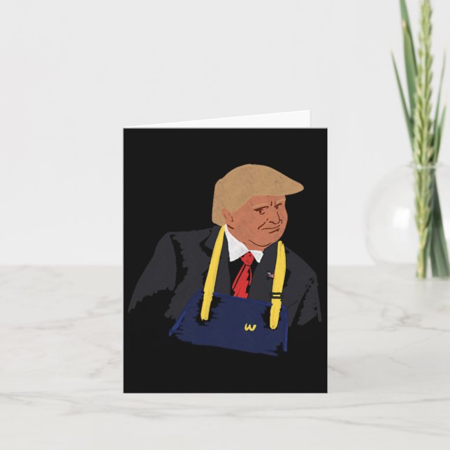 Trump Making Fries 2024  Card (Front)