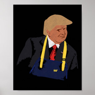 Trump Making Fries 2024  Poster