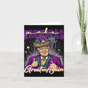 Trump Mardi Gras Card