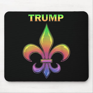 Trump Mardis Gras _1 Mouse Pad