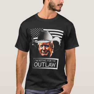 Trump Mega I'm Voting For The Outlaw And The Hillb T-Shirt