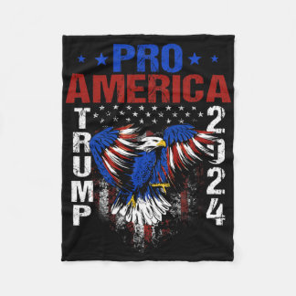 Trump Men Women Pro America Donald Trump  Fleece Blanket