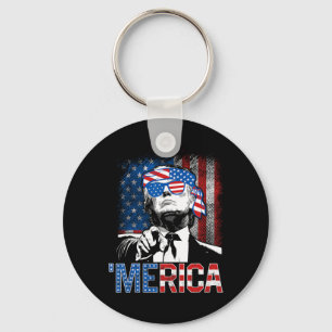 Trump merica 4th Of July 47th President American F Key Ring