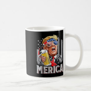 Trump Merica Make 4th Of July Great Again Men Drin Coffee Mug