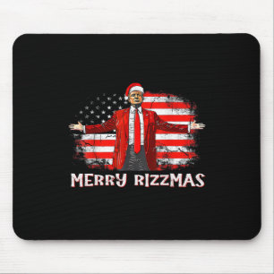 Trump Merry Rizzmas Funny Humourous Trump Dance Ch Mouse Pad