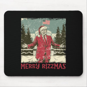 Trump Merry Rizzmas Funny Humourous Trump Dance Ch Mouse Pad