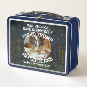 Trump Metal Lunch Box