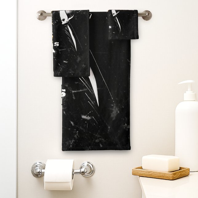 Trump Middle Finger 2026 Meme Funny Bath Towel Set (Creator Uploaded)