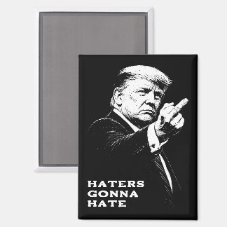 Trump Middle Finger 2026 Meme Funny Magnet