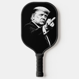 Trump Middle Finger 2026 Meme Funny Pickleball Paddle