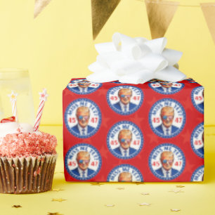 Trump miss me yet 2024 anti joe Biden Wrapping Paper