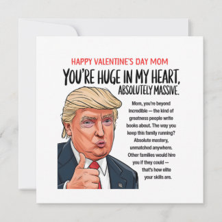 Trump Mom Valentine's Day Holiday Card