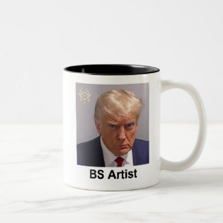 Trump Mug "BS Artist" mugshot