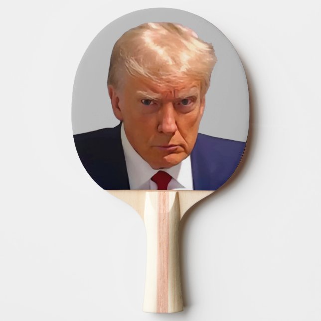 Trump Mug Ping Pong Paddle (Front)