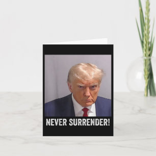 Trump Mug Shot  Card