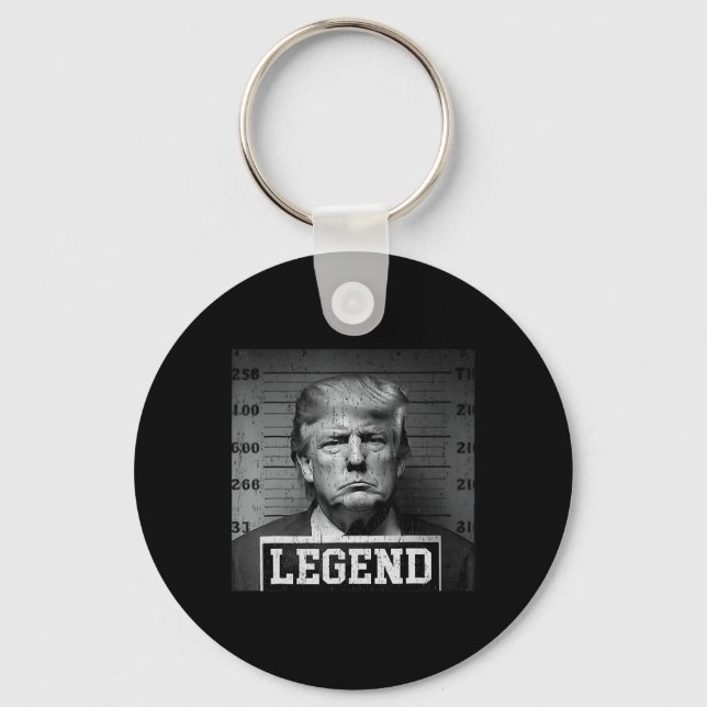 Trump Mug Shot  Key Ring (Front)