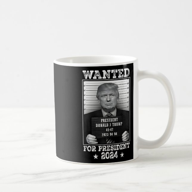 Trump Mug Shot Wanted For U.s. President 2024 2  (Right)