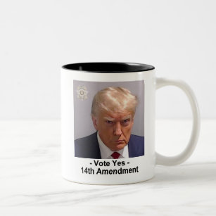 Trump Mug "- Vote Yes - 14th Amendment"