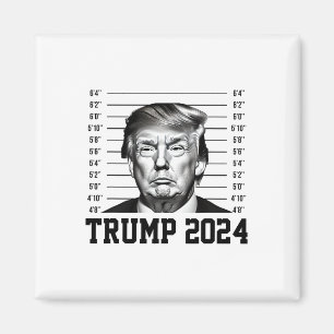 Trump Mugshot 45 Legend President Magnet