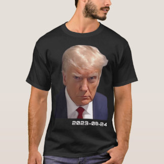 Trump Mugshot (Colourized) T-Shirt