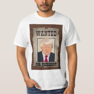 TRUMP MUGSHOT WANTED FOR PRESIDENT 2024 T-Shirt