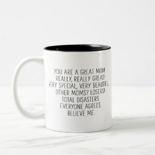 Trump Mum Mothers Day Gift, Republican Gift Idea Two-Tone Coffee Mug