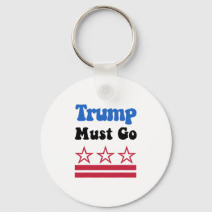 Trump Must Go3 Key Ring