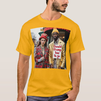 Trump must Go DEI political T-Shirt