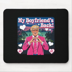 Trump My Boyfriend's Ck Valentine's Day Pink 45 47 Mouse Pad