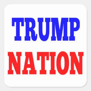 TRUMP NATION Square Sticker