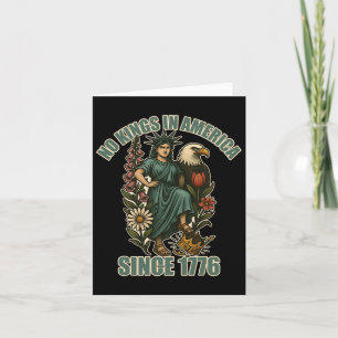 Trump No King In America Since 1776 Anti Ice Statu Card