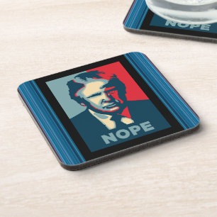 Trump Nope Beverage Coaster