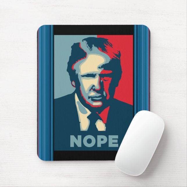 Trump Nope Mouse Pad (With Mouse)