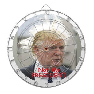 TRUMP Not My President Dart Dartboard