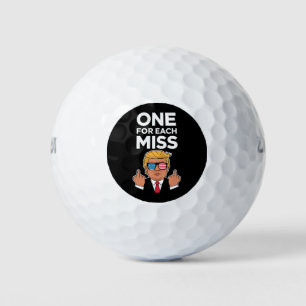 Trump One For Each Miss Golf Balls