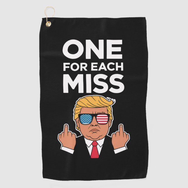 Trump One For Each Miss  Golf Towel (Front)