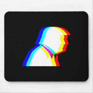 Trump Optical Illusion Edm Mouse Pad