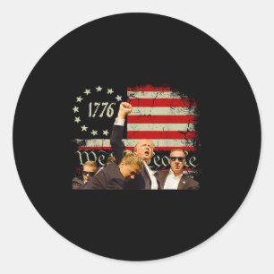 Trump Pa Rally Pennsylvania Rally Trump 2024 Classic Round Sticker