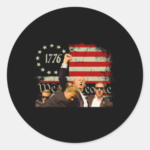 Trump Pa Rally Pennsylvania Rally Trump 2024 Classic Round Sticker