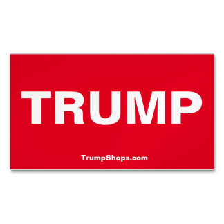 TRUMP pack of 25 red magnetic cards